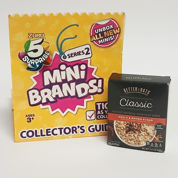 Zuru Mini Brands Series 2 Better Oats Classic Instant Oatmeal - Picture 1 of 5